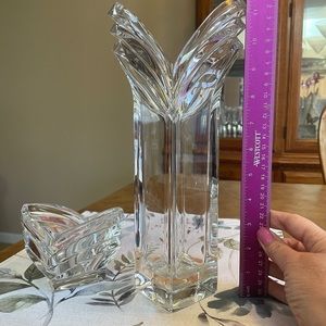 Mikasa vase and votive candle holder